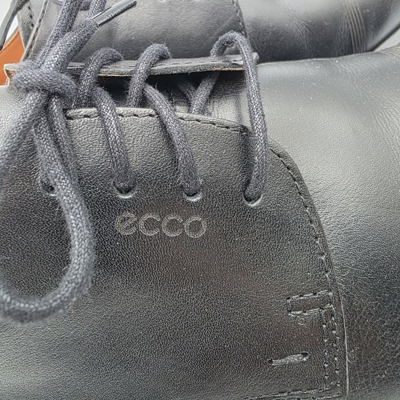 ECCO Mens Cairo Oxford Black Shoes Size 11 Or 11.5 (45) Lace Up Comfort Business main image 7